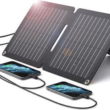 Wie kann ein USB-Solarladegerät beim Camping die Stromversorgung im Freien sicherstellen?